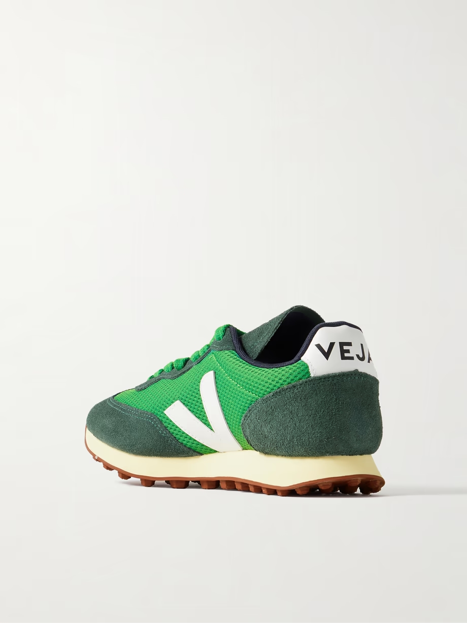 Rio Branco leather-trimmed suede and Alveomesh sneakers Rio Branco leather-trimmed suede and Alveomesh sneakers