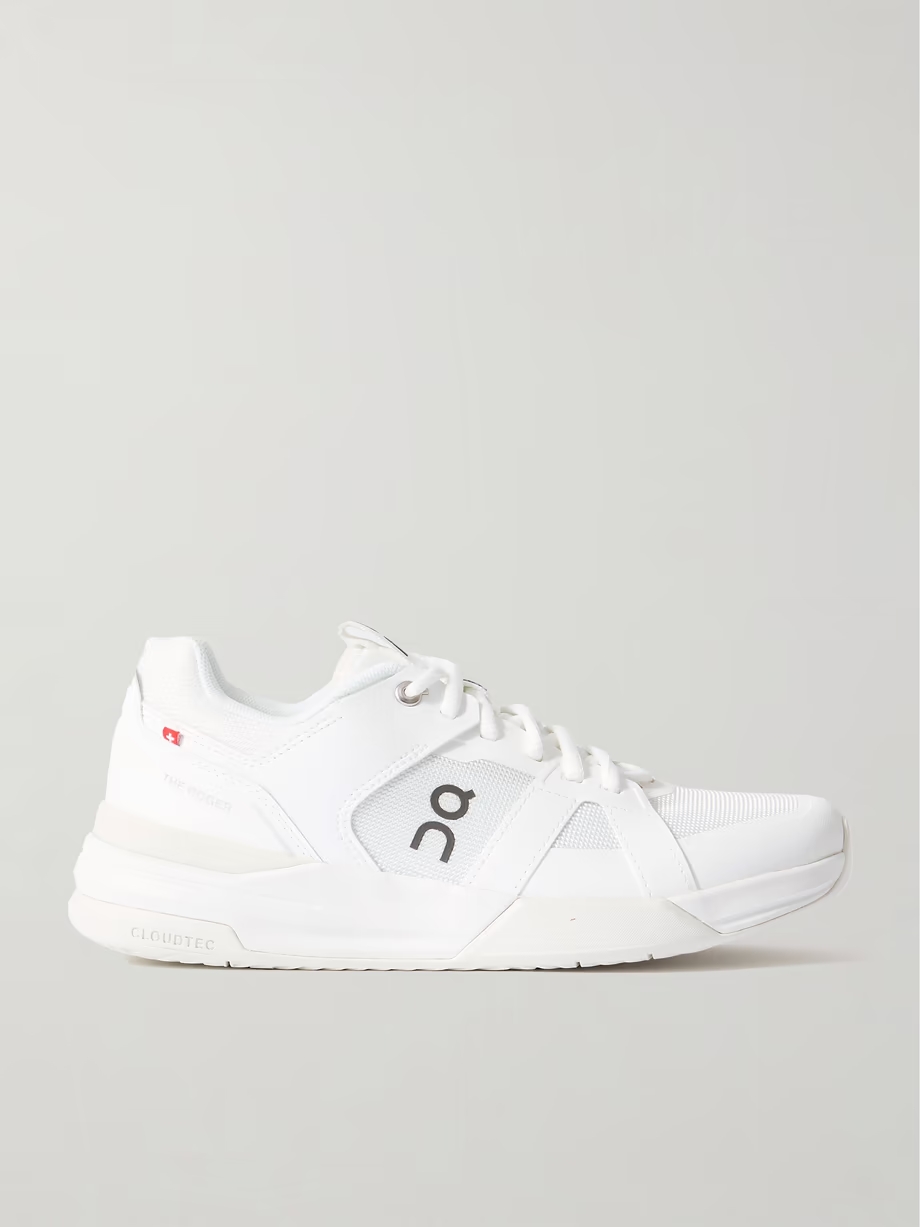 The Roger Clubhouse Pro faux leather-trimmed mesh sneakers The Roger Clubhouse Pro faux leather-trimmed mesh sneakers