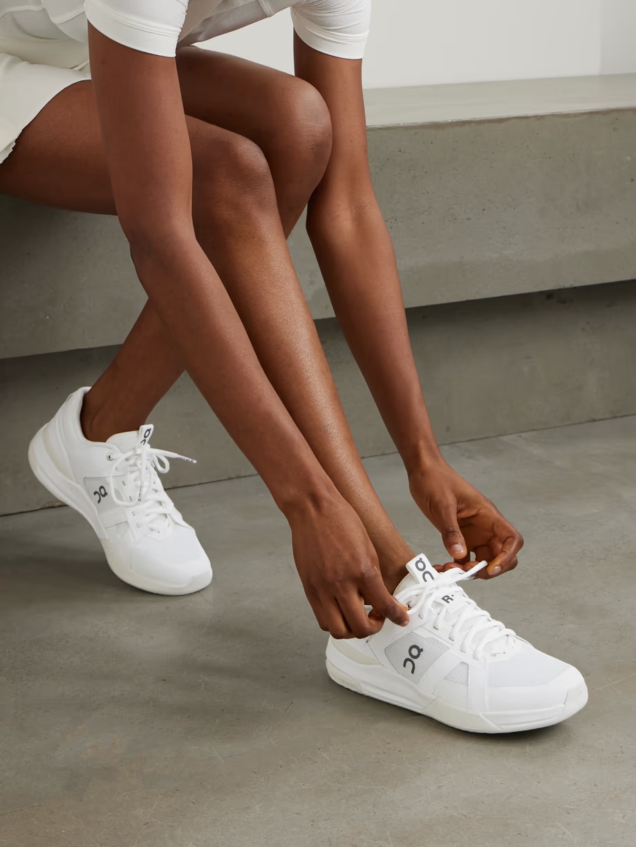 The Roger Clubhouse Pro faux leather-trimmed mesh sneakers The Roger Clubhouse Pro faux leather-trimmed mesh sneakers