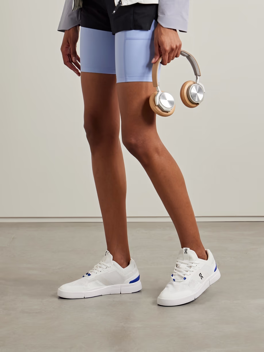 The Roger Spin rubber-trimmed layered mesh sneakers The Roger Spin rubber-trimmed layered mesh sneakers