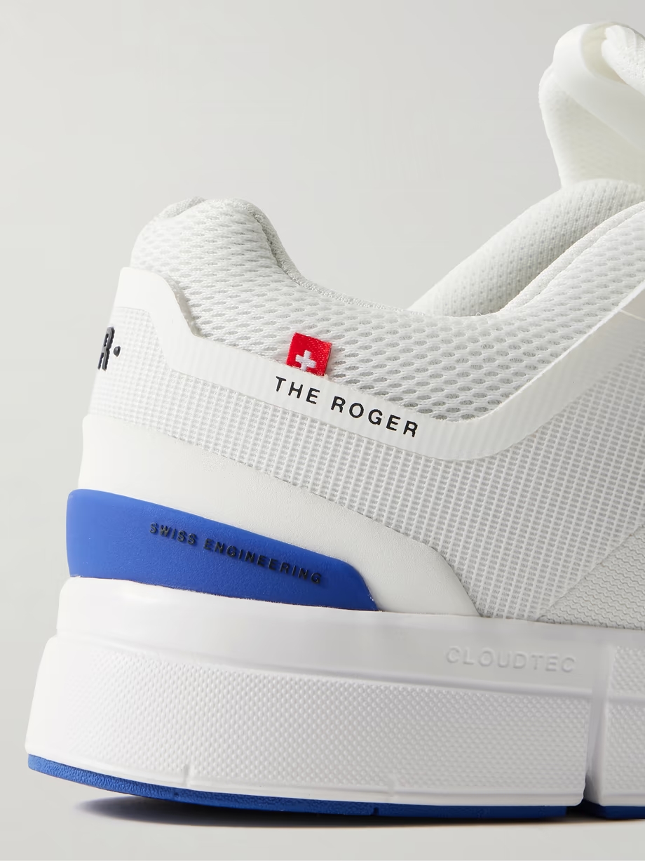 The Roger Spin rubber-trimmed layered mesh sneakers The Roger Spin rubber-trimmed layered mesh sneakers