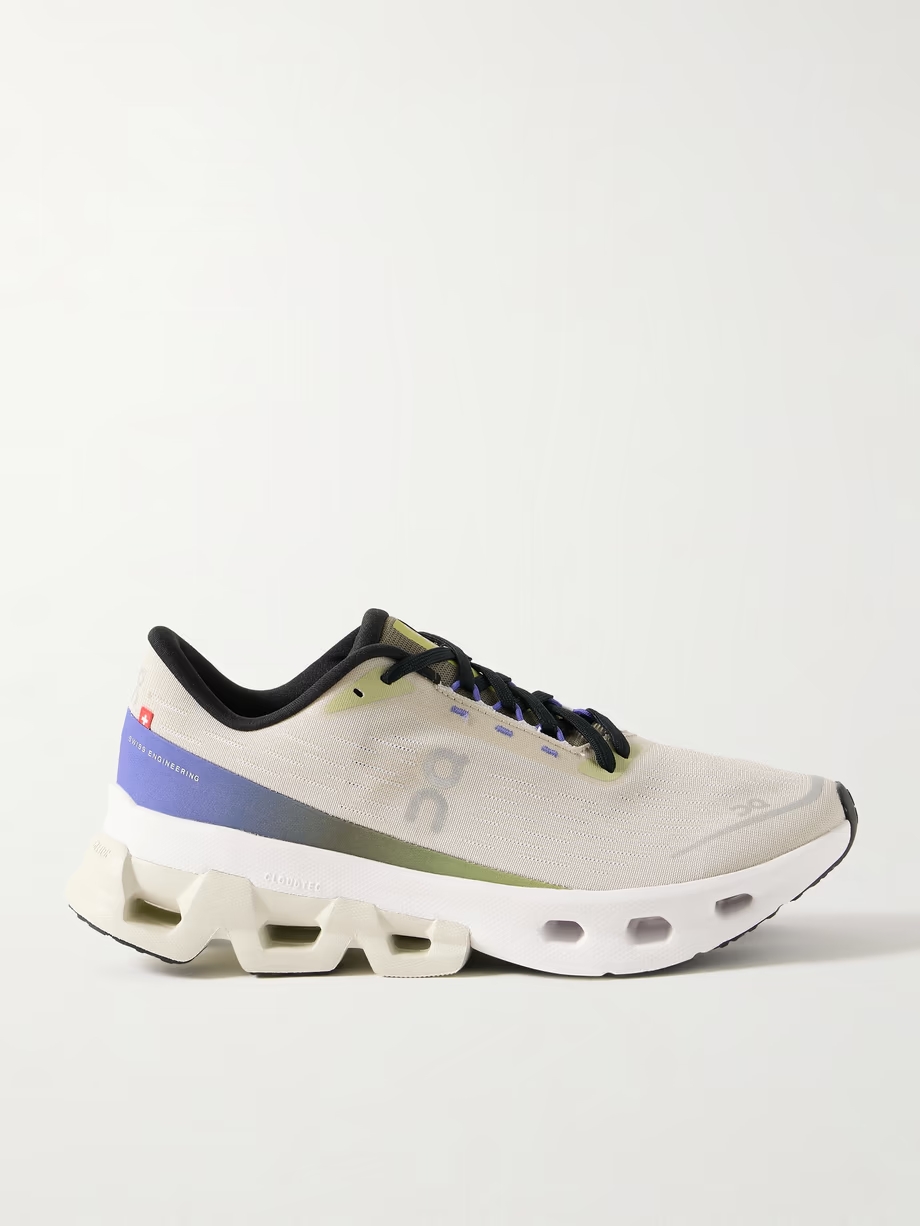 Cloudspark rubber-trimmed recycled-mesh sneakers Cloudspark rubber-trimmed recycled-mesh sneakers