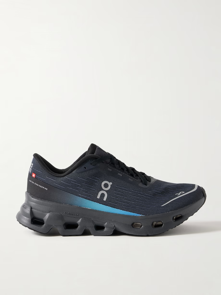 Cloudspark rubber-trimmed recycled-mesh sneakers Cloudspark rubber-trimmed recycled-mesh sneakers