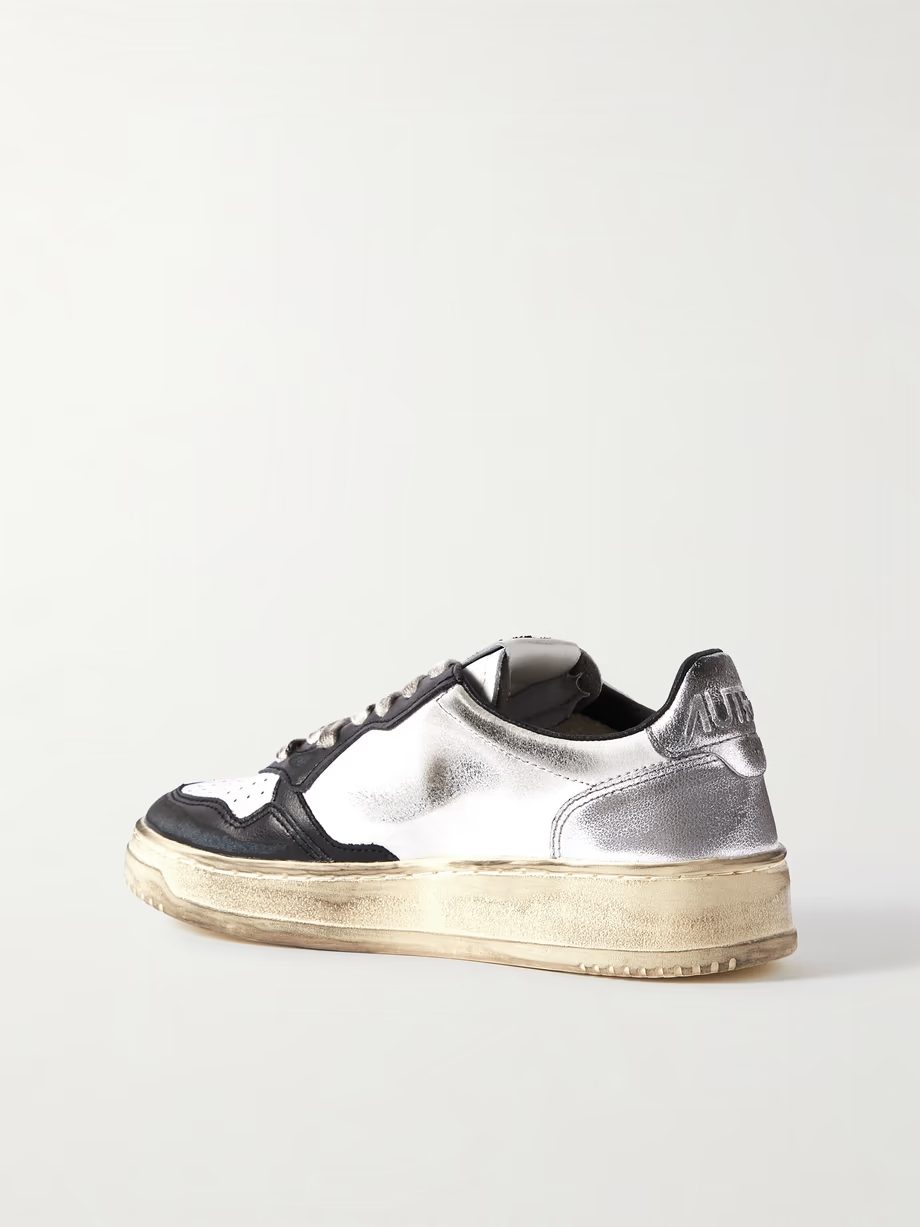 Super Vintage distressed leather sneakers Super Vintage distressed leather sneakers