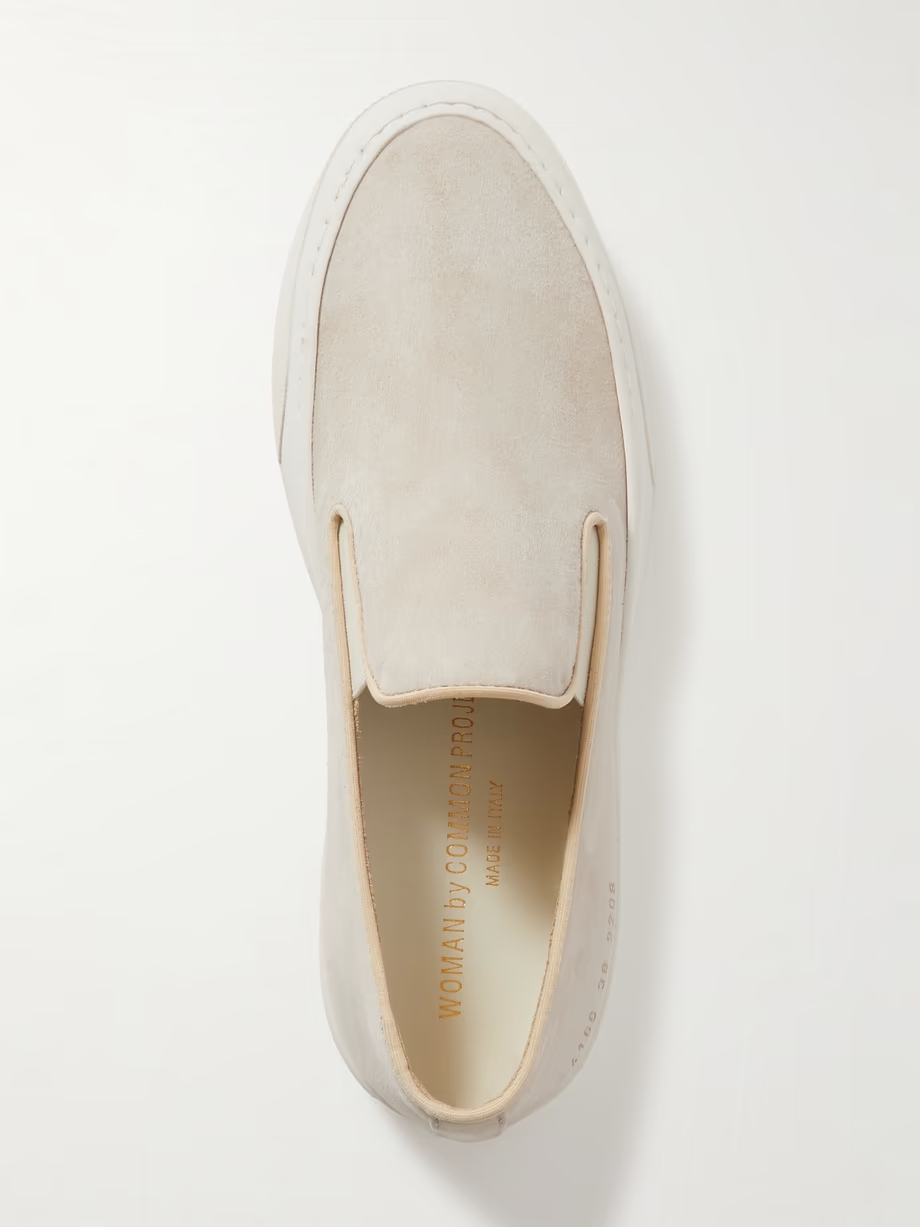 Suede slip-on sneakers Suede slip-on sneakers