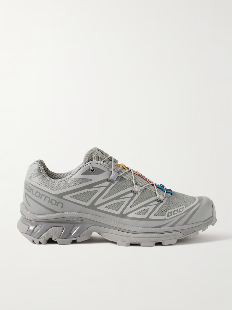 XT-6 rubber-trimmed mesh sneakers XT-6 rubber-trimmed mesh sneakers