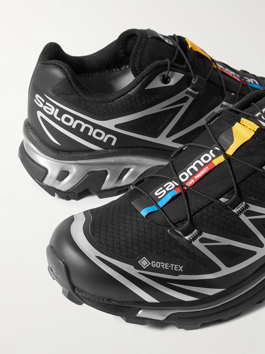 XT-6 GORE-TEX rubber-trimmed mesh sneakers XT-6 GORE-TEX rubber-trimmed mesh sneakers
