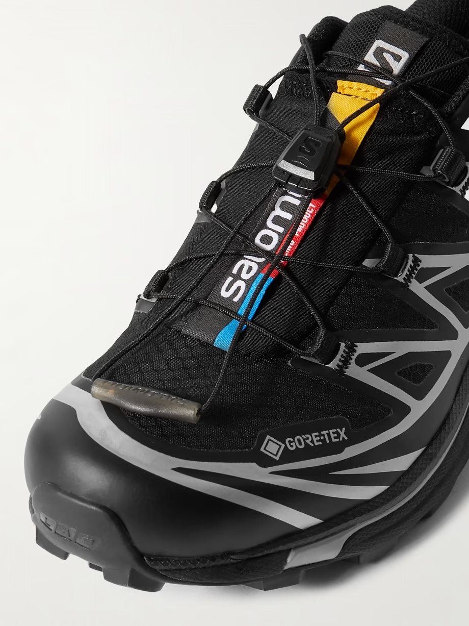 XT-6 GORE-TEX rubber-trimmed mesh sneakers XT-6 GORE-TEX rubber-trimmed mesh sneakers