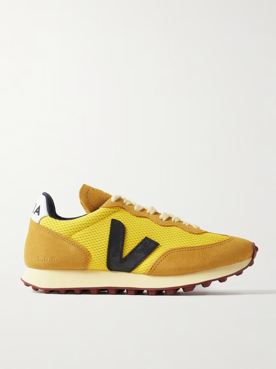 Rio Branco leather-trimmed suede and Alveomesh sneakers Rio Branco leather-trimmed suede and Alveomesh sneakers