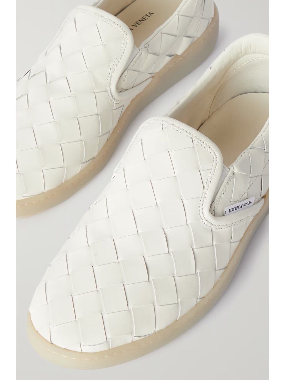 Intrecciato leather sneakers Intrecciato leather sneakers