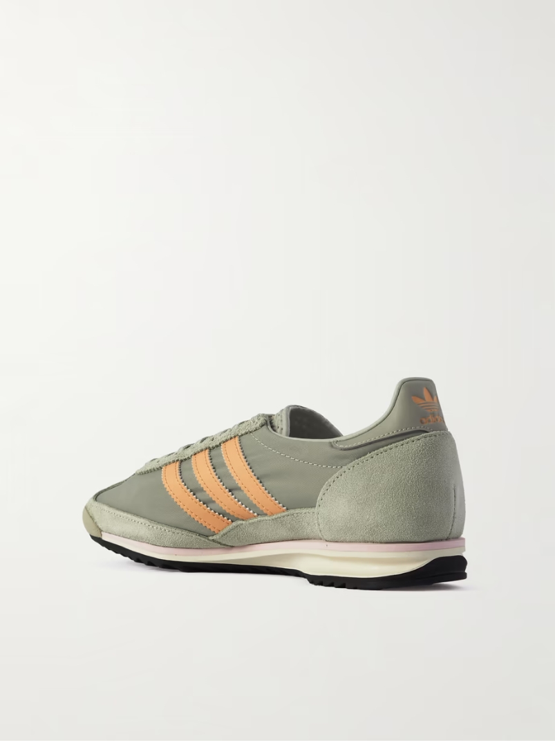SL 72 leather-trimmed nylon and suede sneakers SL 72 leather-trimmed nylon and suede sneakers