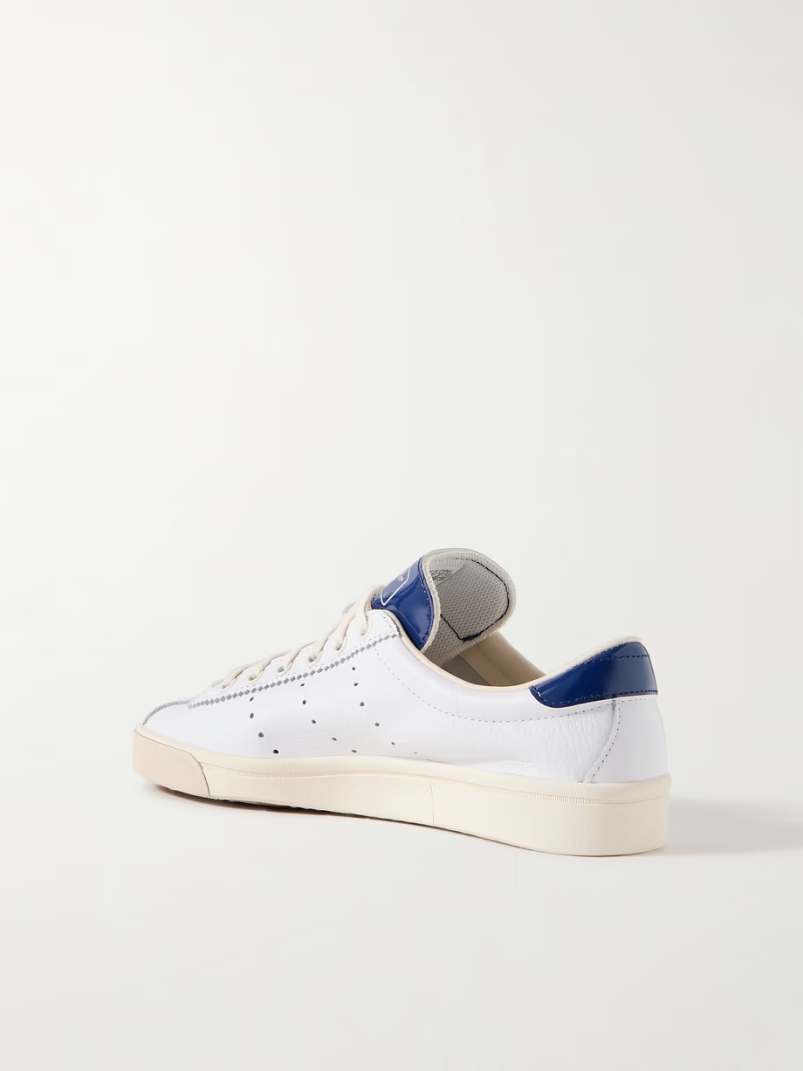 Lacombe Spezial mesh and patent leather-trimmed leather sneakers Lacombe Spezial mesh and patent leather-trimmed leather sneakers