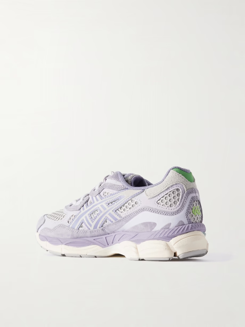 GEL-NYC leather and suede-trimmed mesh sneakers GEL-NYC leather and suede-trimmed mesh sneakers