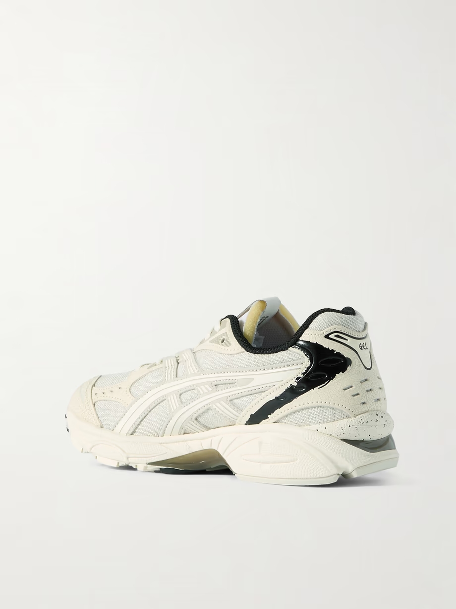 GEL-KAYANO 14 rubber-trimmed canvas and leather sneakers GEL-KAYANO 14 rubber-trimmed canvas and leather sneakers