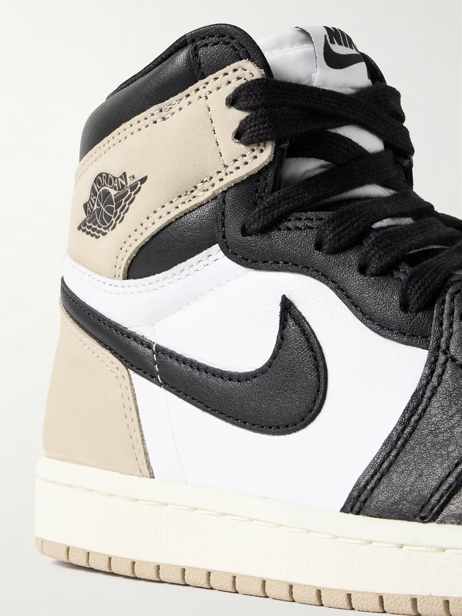 Air Jordan 1 Retro OG leather and nubuck high-top sneakers Air Jordan 1 Retro OG leather and nubuck high-top sneakers