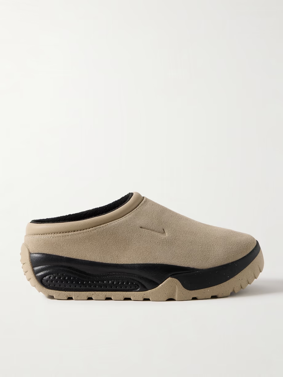 ACG Rufus leather-trimmed suede slip-on sneakers ACG Rufus leather-trimmed suede slip-on sneakers