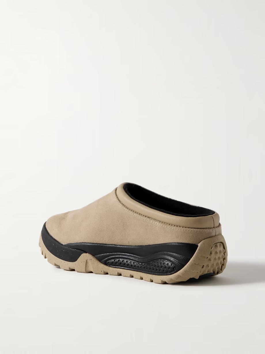 ACG Rufus leather-trimmed suede slip-on sneakers ACG Rufus leather-trimmed suede slip-on sneakers