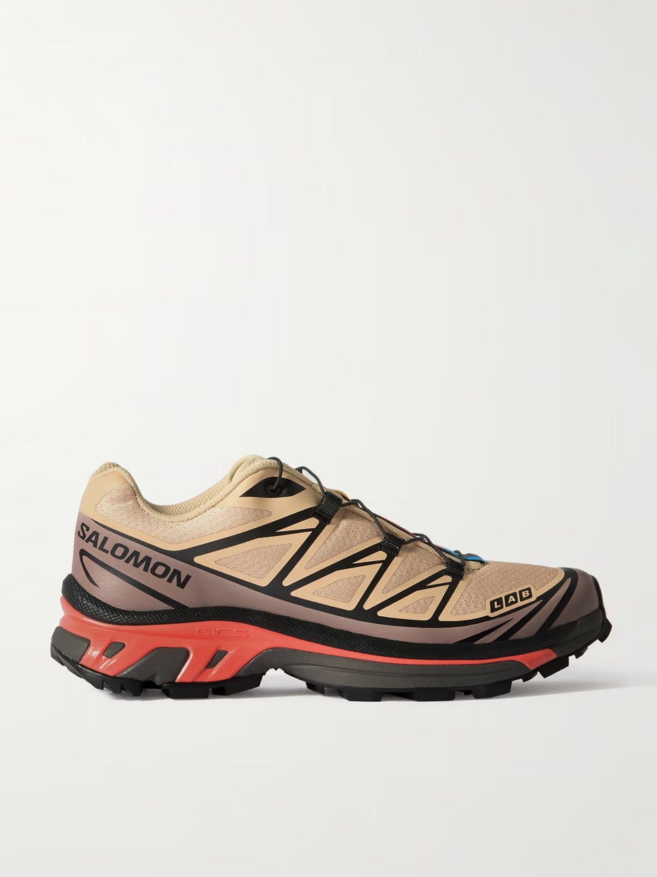 XT-6 rubber-trimmed mesh sneakers XT-6 rubber-trimmed mesh sneakers