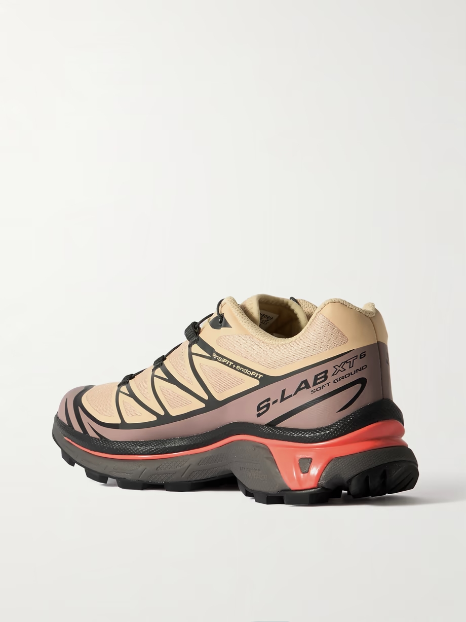 XT-6 rubber-trimmed mesh sneakers XT-6 rubber-trimmed mesh sneakers