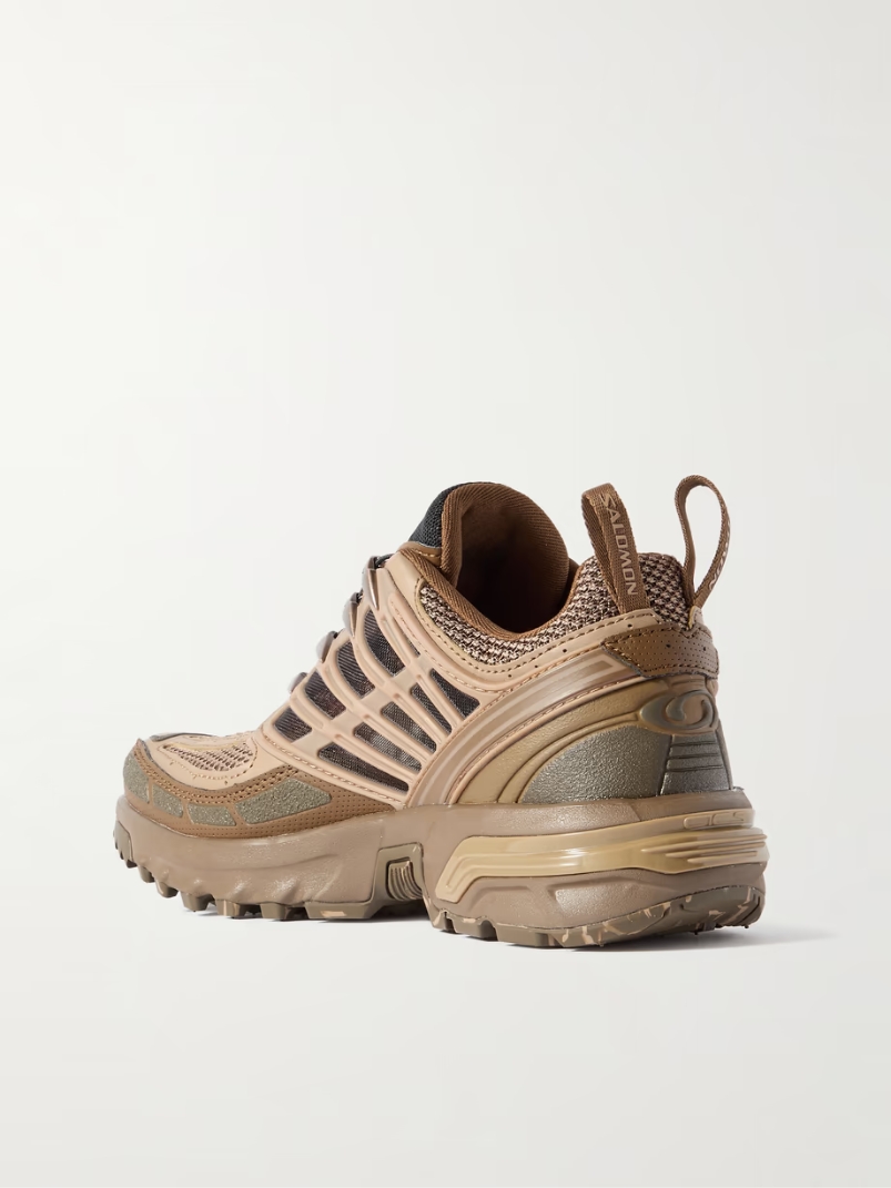 ACS Pro Desert faux leather and rubber-trimmed mesh sneakers ACS Pro Desert faux leather and rubber-trimmed mesh sneakers