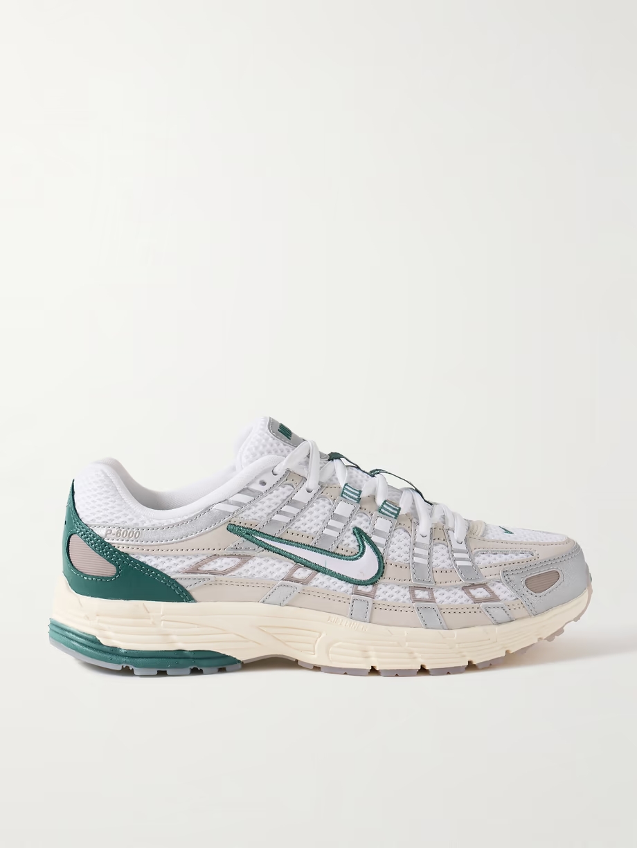 P-6000 PRM leather and mesh sneakers P-6000 PRM leather and mesh sneakers