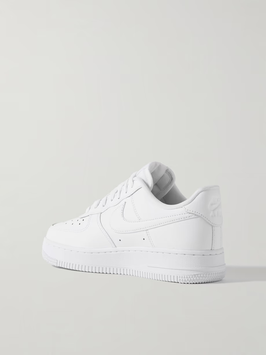 Air Force 1 \'07 crystal-embellished leather sneakers Air Force 1 \'07 crystal-embellished leather sneakers