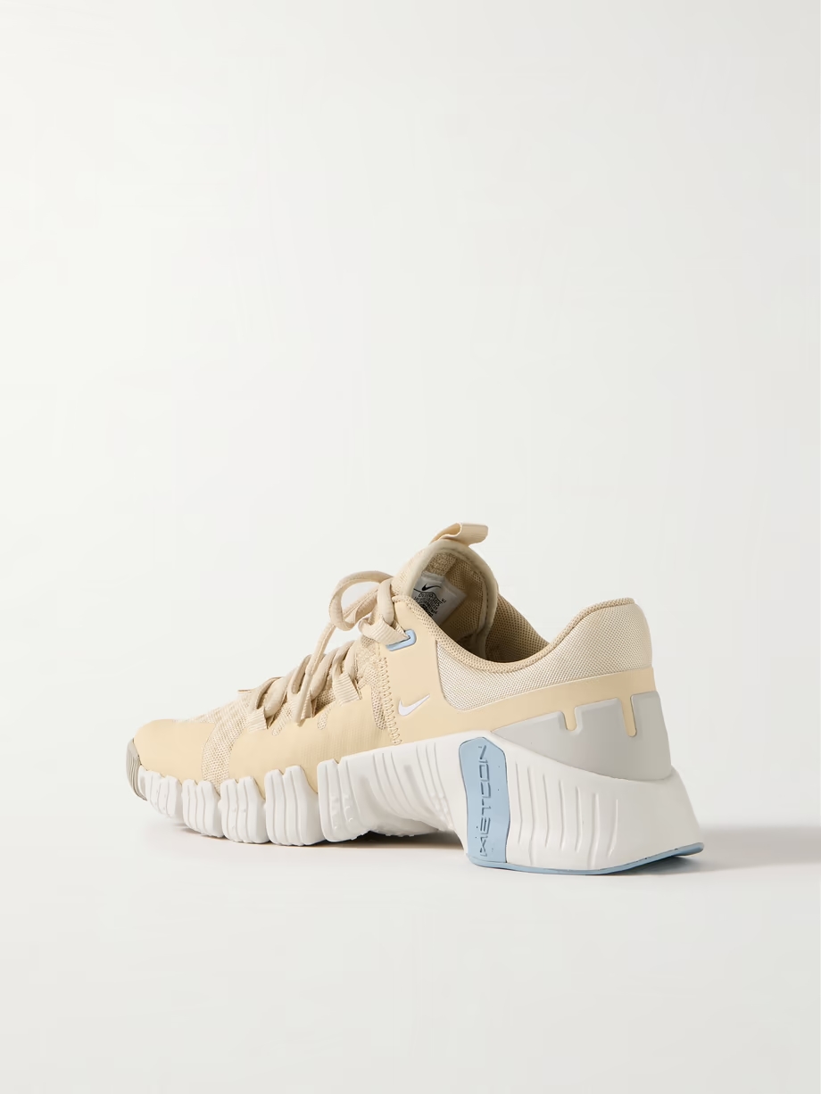 Free Metcon 5 rubber-trimmed mesh sneakers Free Metcon 5 rubber-trimmed mesh sneakers
