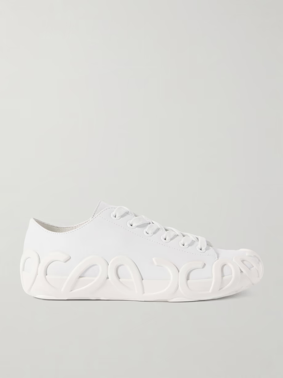 Rise rubber-trimmed nubuck sneakers Rise rubber-trimmed nubuck sneakers