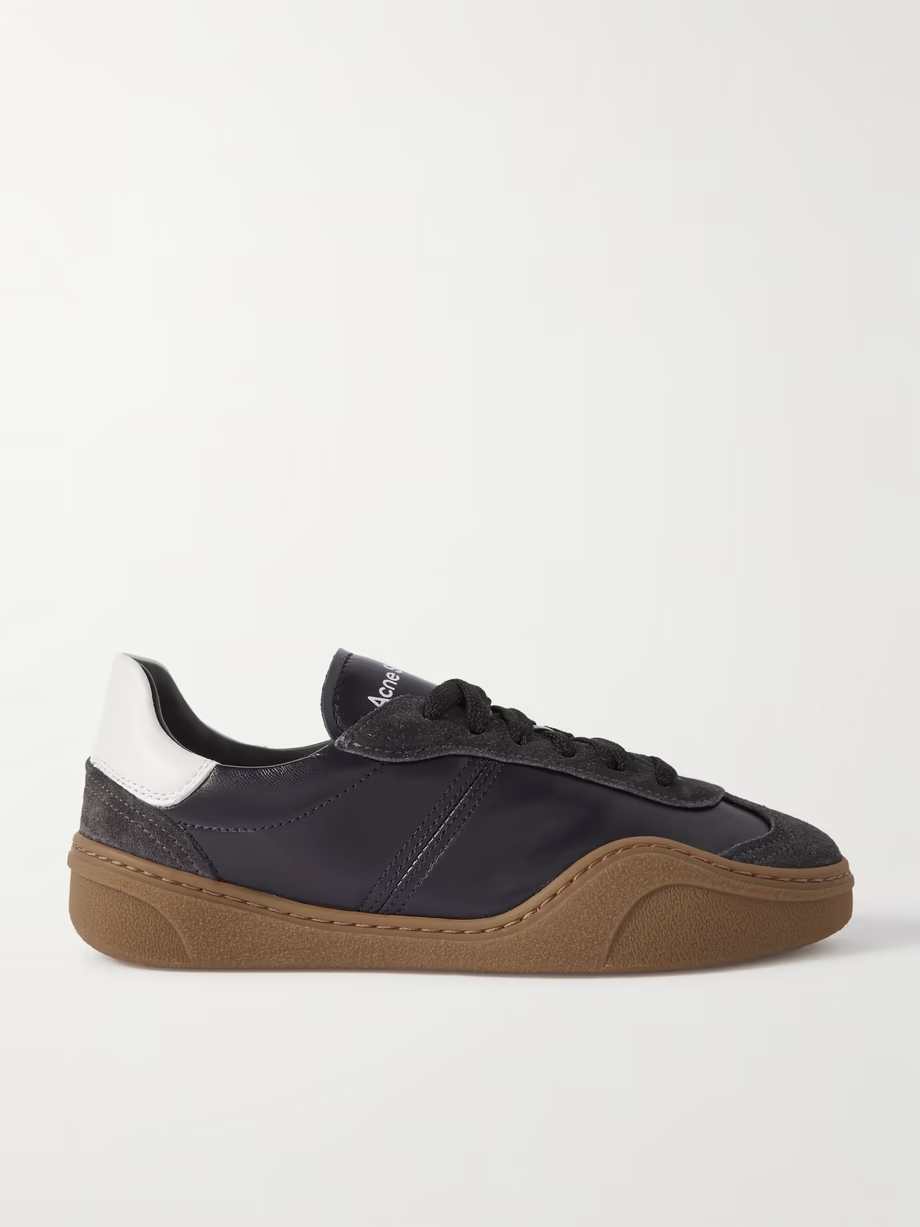 Bars leather and suede sneakers Bars leather and suede sneakers