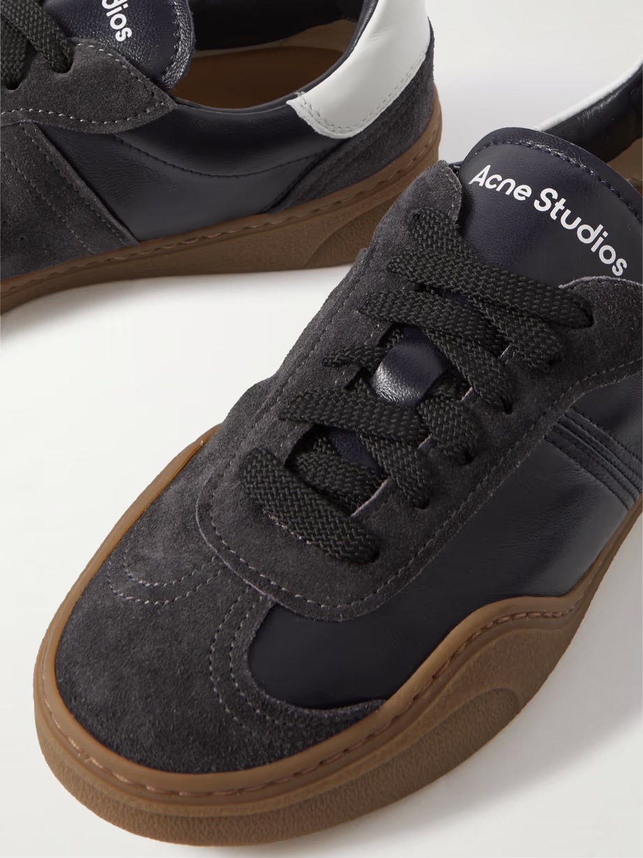 Bars leather and suede sneakers Bars leather and suede sneakers