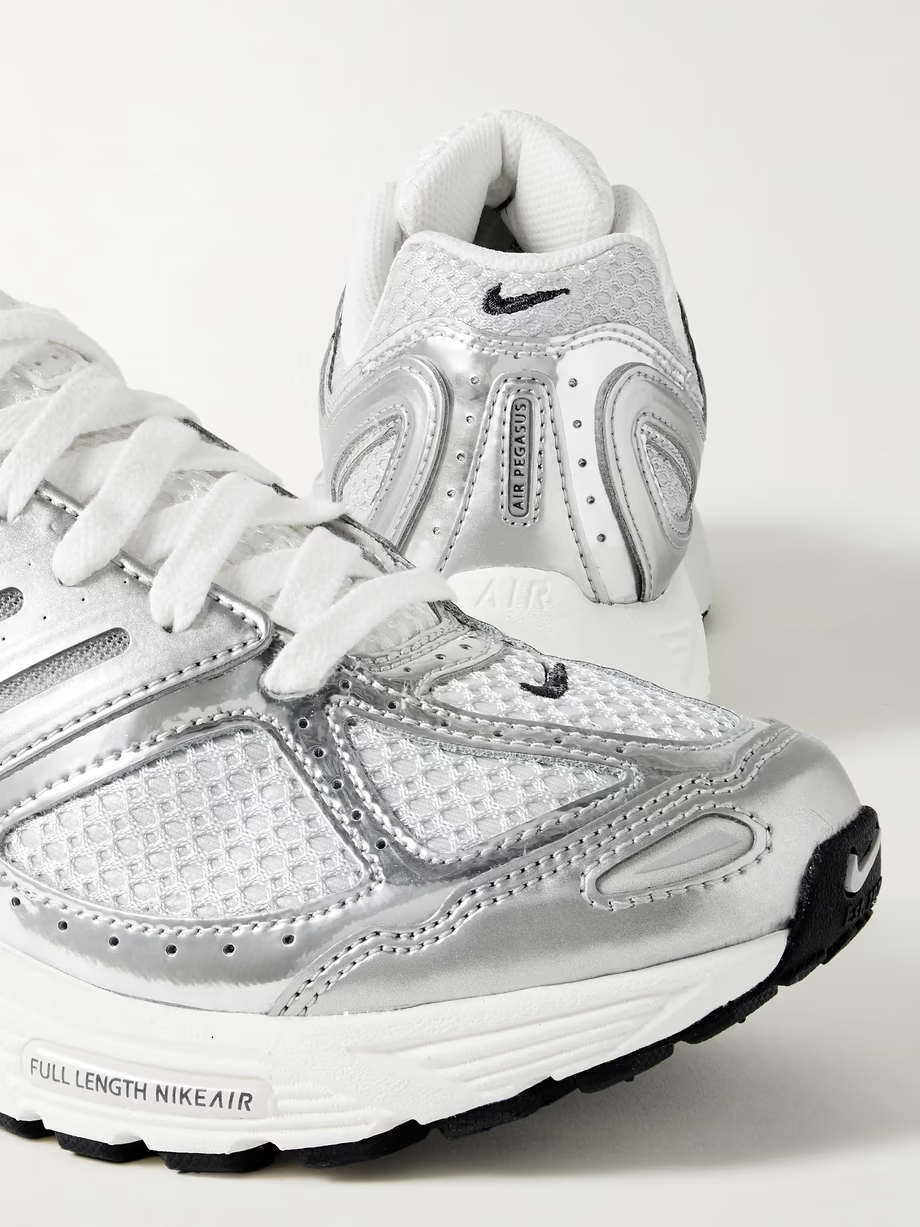 Air Pegasus 2K5 metallic leather and mesh sneakers Air Pegasus 2K5 metallic leather and mesh sneakers