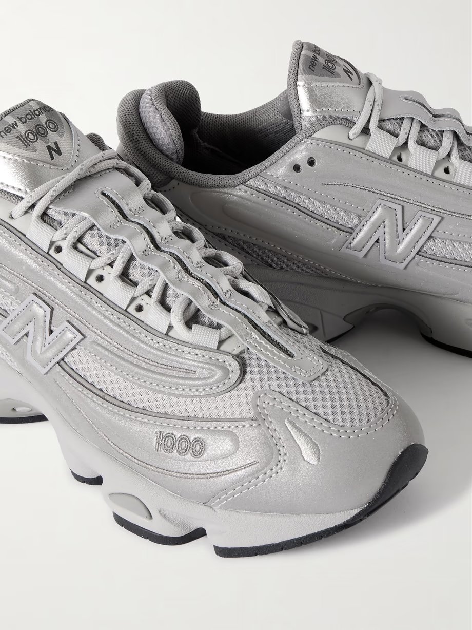 1000 SL leather and mesh sneakers 1000 SL leather and mesh sneakers