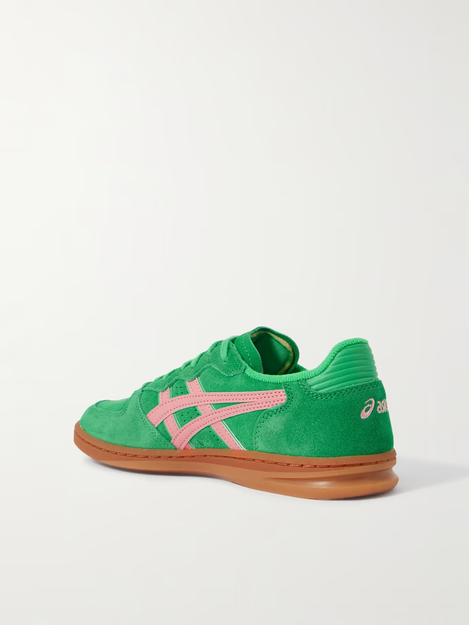 Skyhand OG leather-trimmed suede sneakers Skyhand OG leather-trimmed suede sneakers