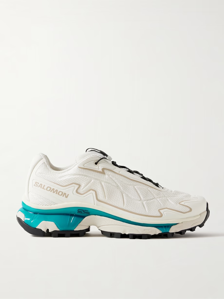 XT-SLATE rubber-trimmed mesh sneakers XT-SLATE rubber-trimmed mesh sneakers