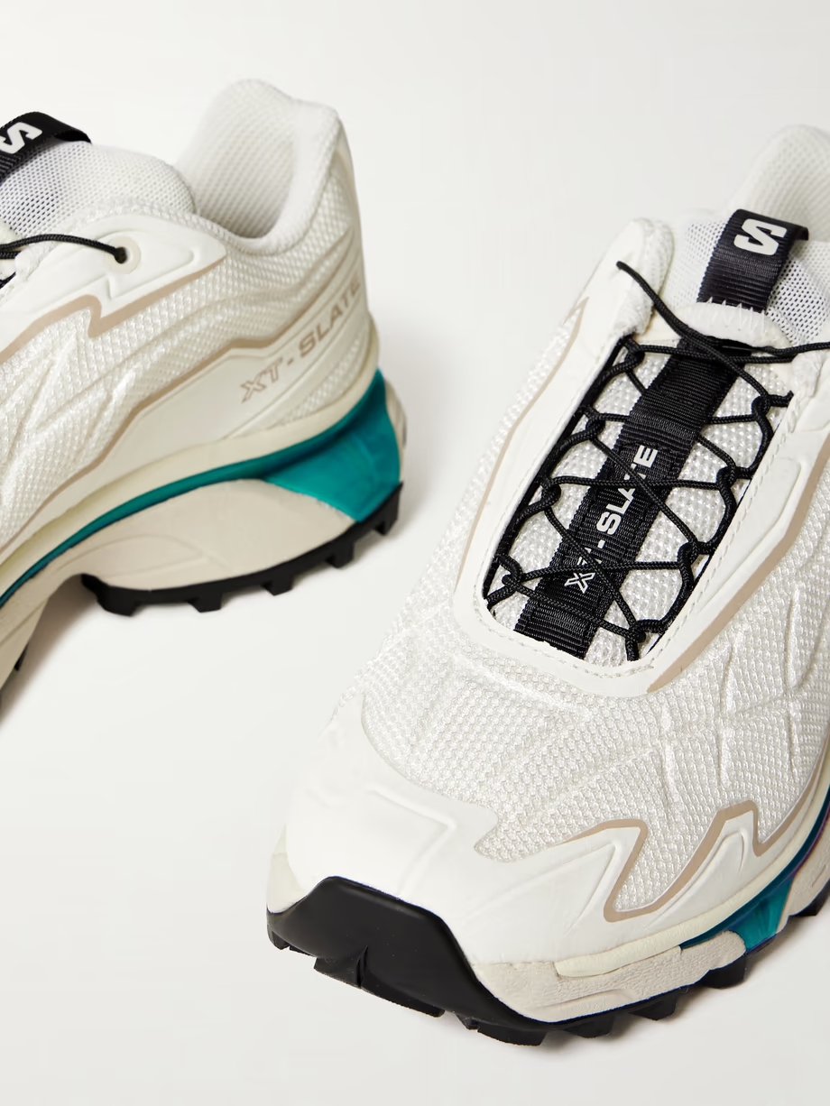 XT-SLATE rubber-trimmed mesh sneakers XT-SLATE rubber-trimmed mesh sneakers