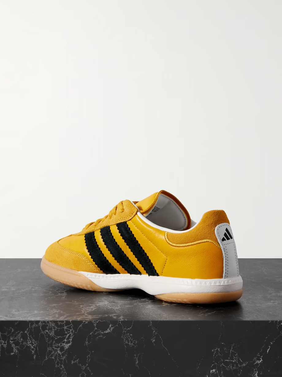 Samba MN suede-trimmed leather sneakers Samba MN suede-trimmed leather sneakers
