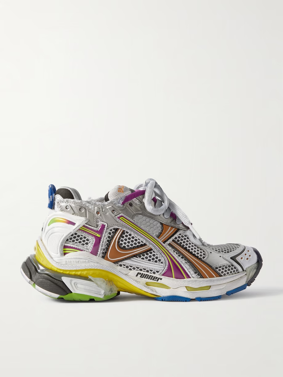 Runner rubber and mesh sneakers Runner rubber and mesh sneakers