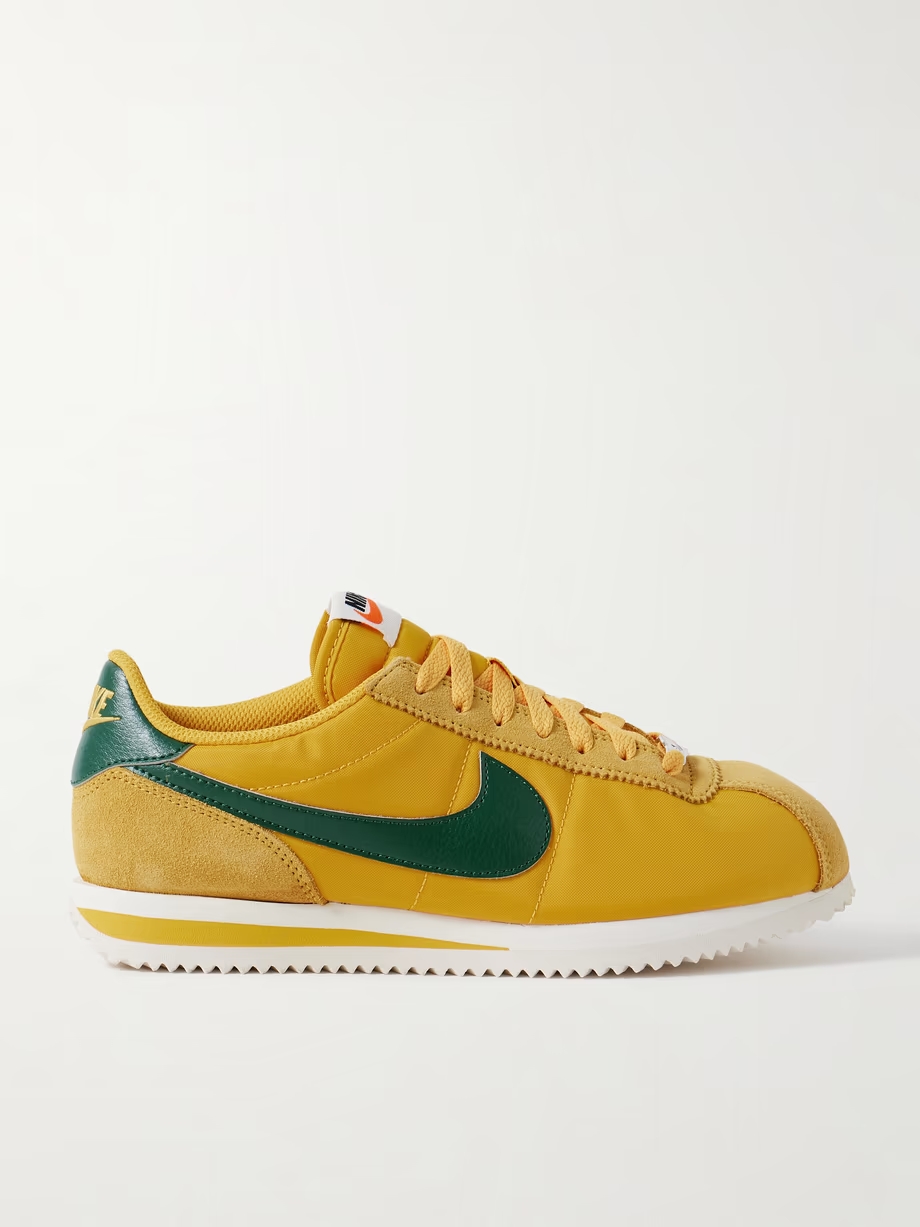 Cortez leather and suede-trimmed shell sneakers Cortez leather and suede-trimmed shell sneakers