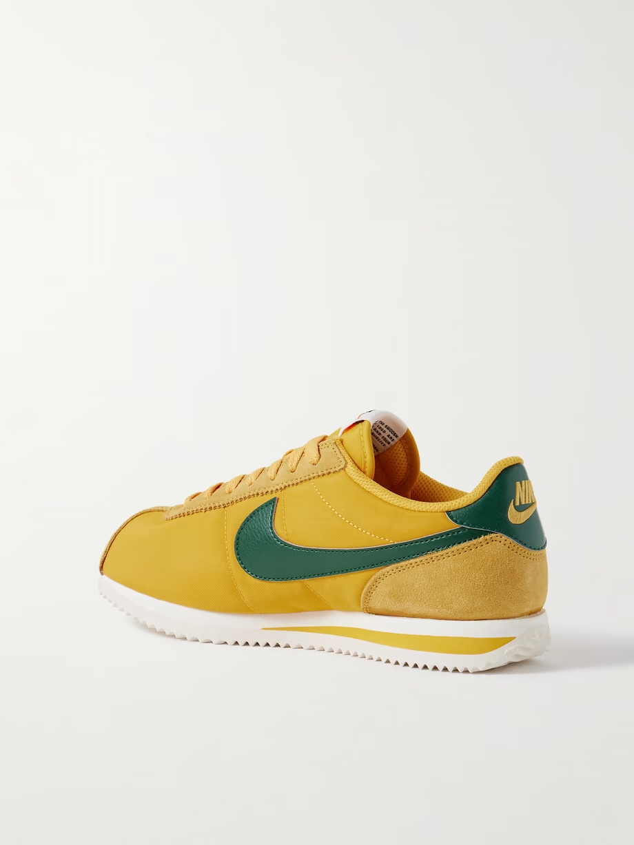 Cortez leather and suede-trimmed shell sneakers Cortez leather and suede-trimmed shell sneakers