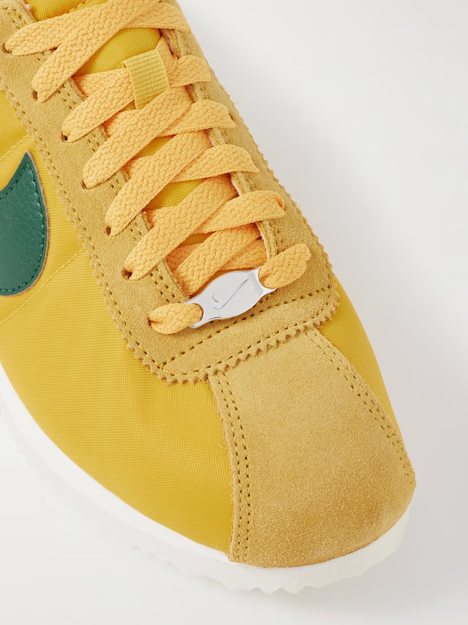 Cortez leather and suede-trimmed shell sneakers Cortez leather and suede-trimmed shell sneakers