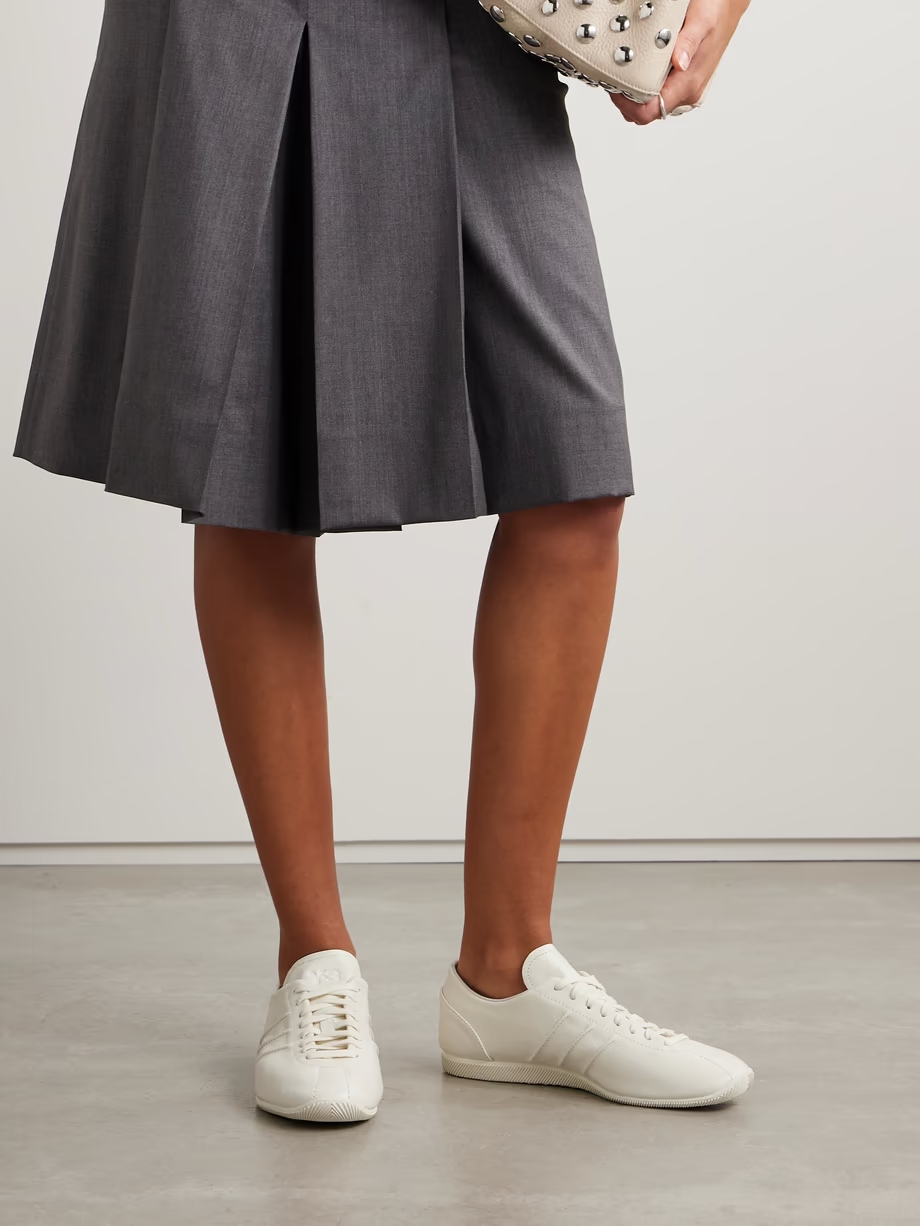 + Y-3 leather sneakers + Y-3 leather sneakers