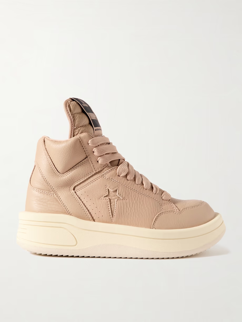 + Converse Turbowpn leather high-top sneakers + Converse Turbowpn leather high-top sneakers