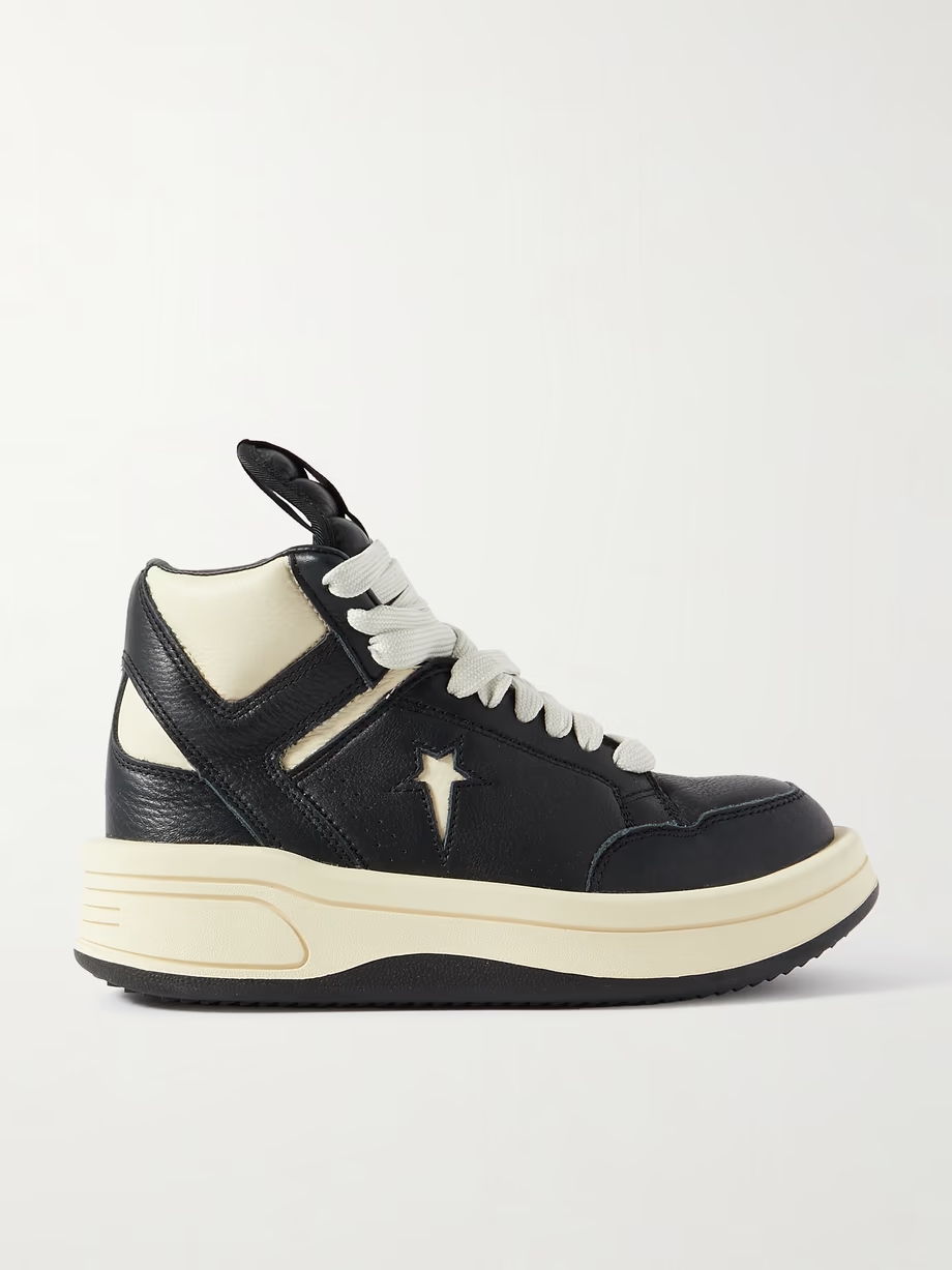 + Converse Turbowpn leather high-top sneakers + Converse Turbowpn leather high-top sneakers