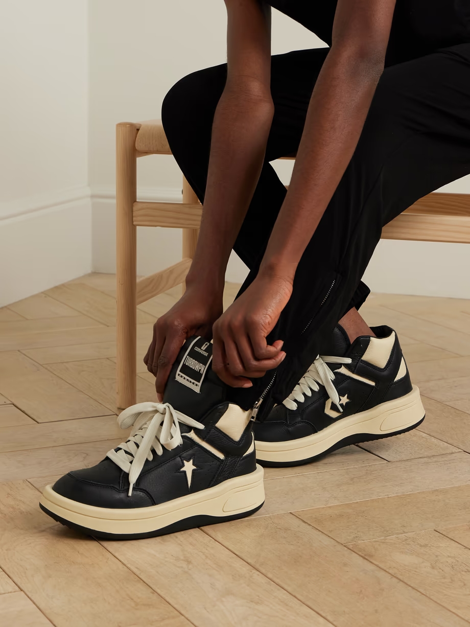 + Converse Turbowpn leather high-top sneakers + Converse Turbowpn leather high-top sneakers