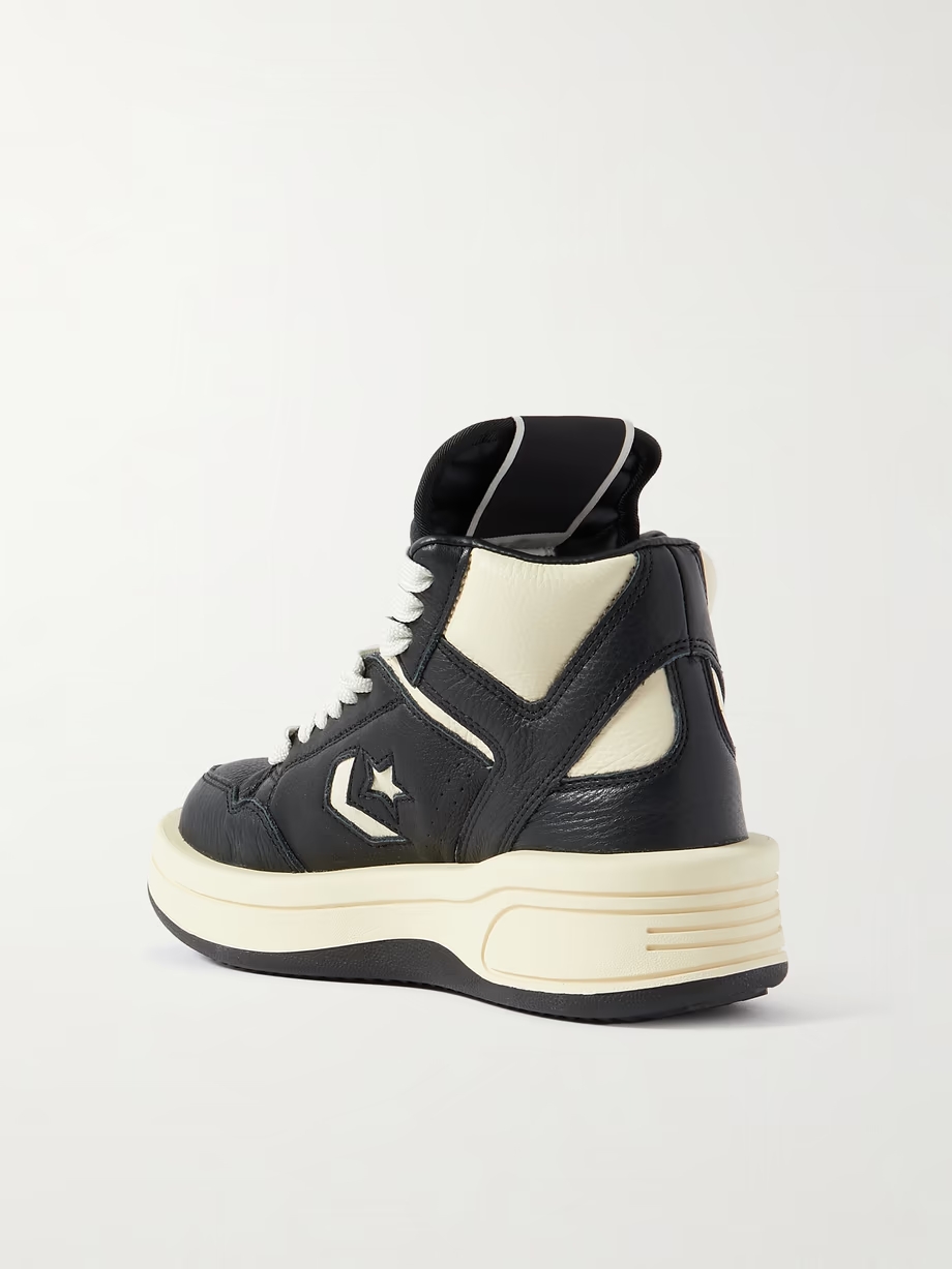 + Converse Turbowpn leather high-top sneakers + Converse Turbowpn leather high-top sneakers