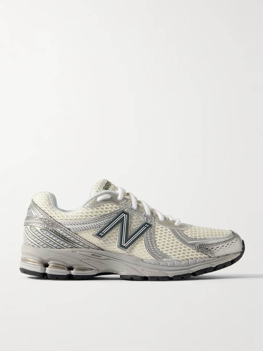 860v2 Ceres rubber and leather-trimmed mesh sneakers 860v2 Ceres rubber and leather-trimmed mesh sneakers