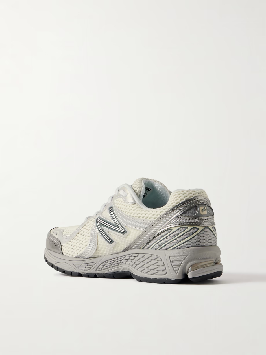 860v2 Ceres rubber and leather-trimmed mesh sneakers 860v2 Ceres rubber and leather-trimmed mesh sneakers