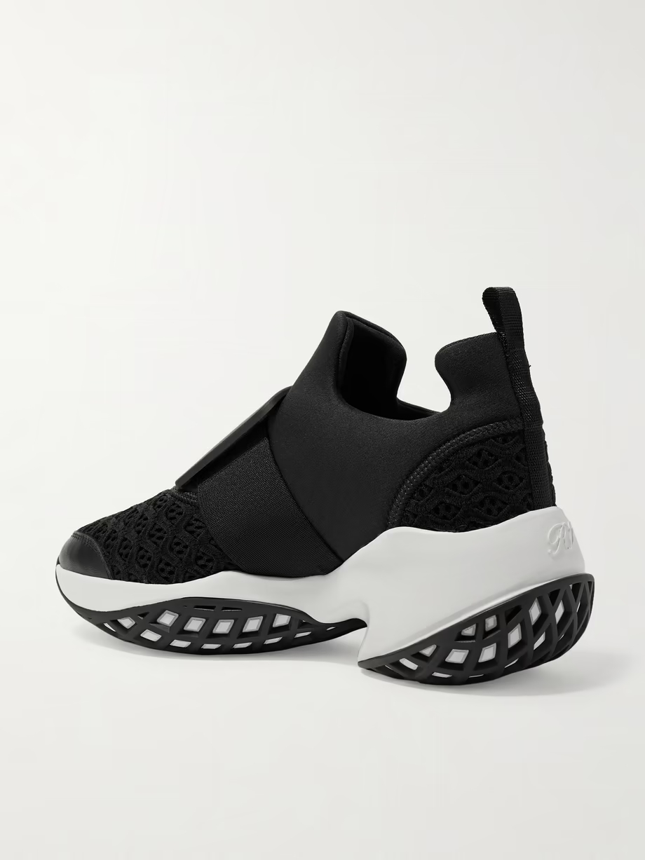 Viv Run mesh and leather sneakers Viv Run mesh and leather sneakers