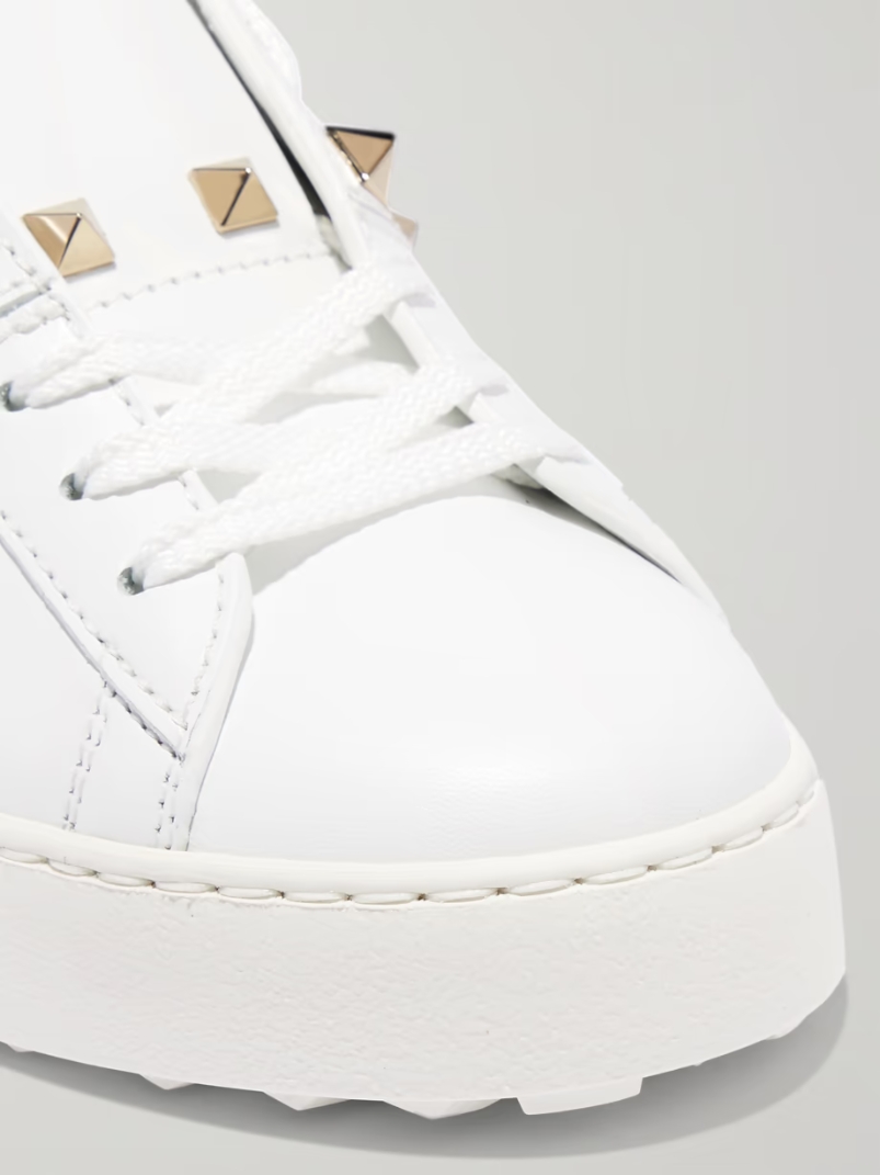 Rockstud Untitled leather sneakers Rockstud Untitled leather sneakers
