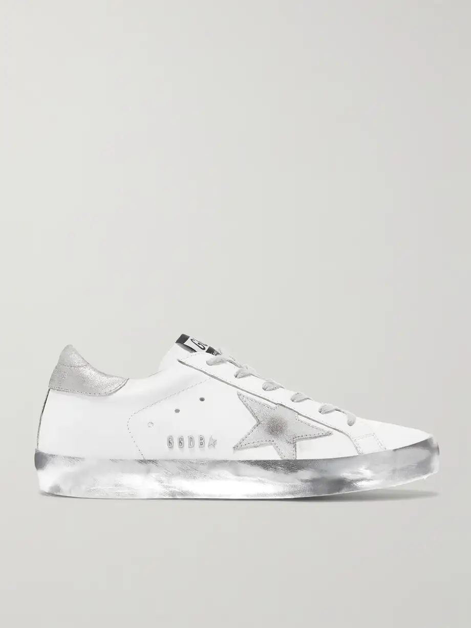 Superstar distressed leather sneakers Superstar distressed leather sneakers